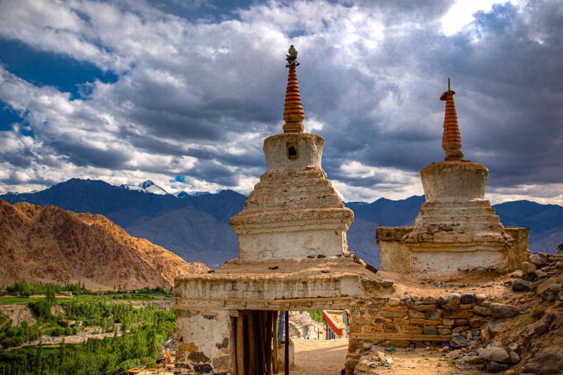 Mountain Stupas