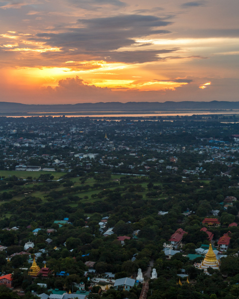 Sunset Over Mandalay