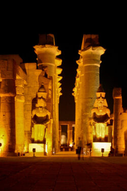 Luxor Temple at Night