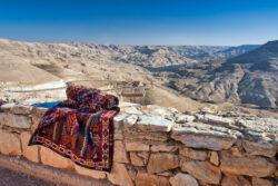 On of the deepest Wadis in Jordan and referred to in the bible as the river Arnon.