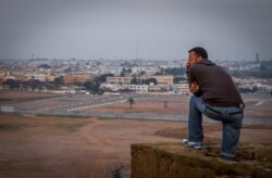 Looking out over the city