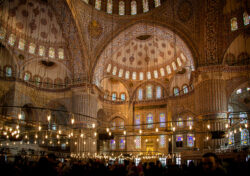 Inside the Blue Mosque