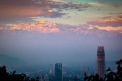 Santiago Mountain Sunset