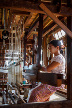 Silk Weaving