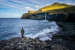 Waterfall near Eiði