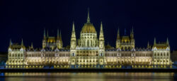 Hungarian Parliament at Night