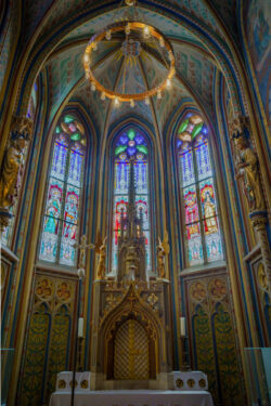Altar and Stained Glass